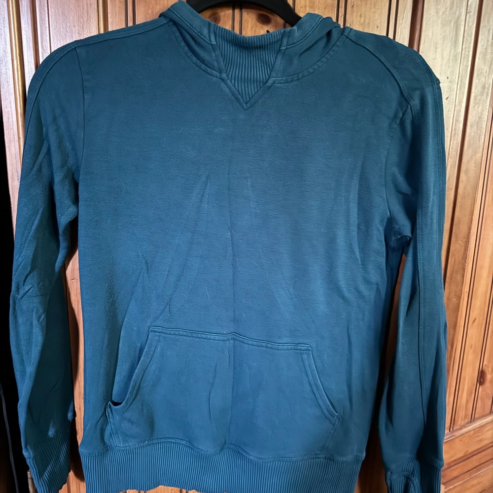 Athleta Teal Pullover Hoodie